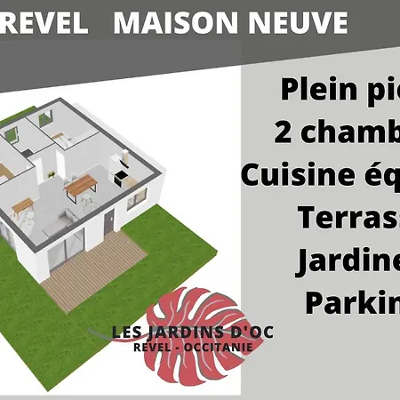 Les Jardins D'oc ٭ ٭ Wifi ٭jardin ٭t3 Neuf * Revel (Haute-Garonne)