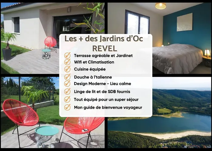 Les Jardins D'oc ٭ ٭ Wifi ٭jardin ٭t3 Neuf Feriehus *